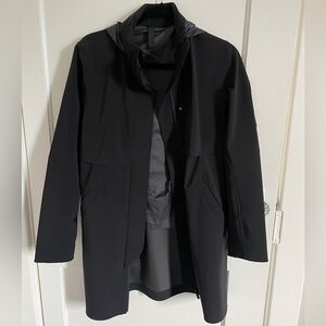 Women’s Black Lululemon Rain Coat